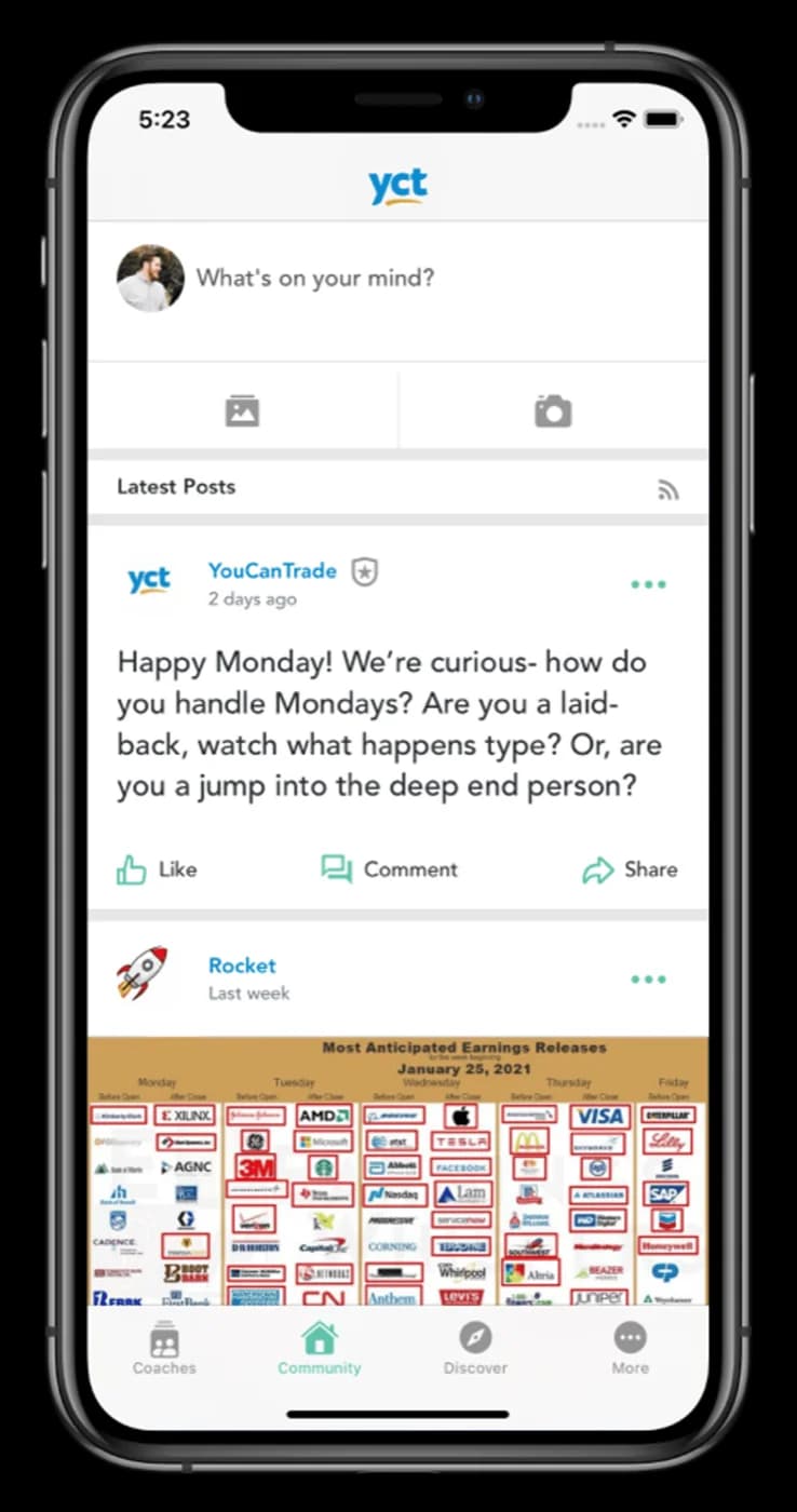 YouCanTrade iOS app screen